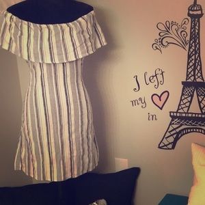 Size L off the shoulder summer dress